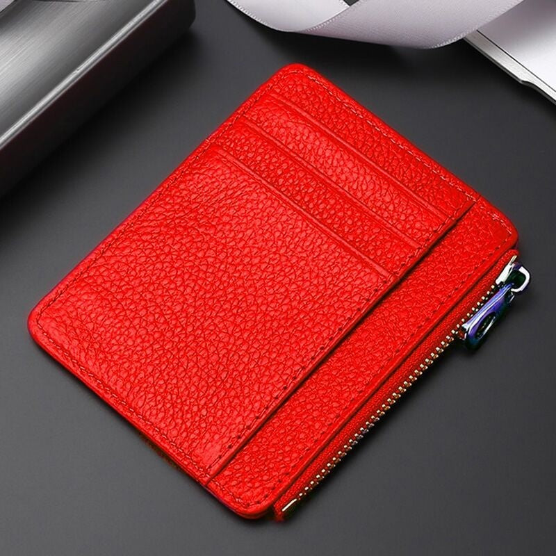 Leather Card Holder First Layer Cowhide Card Holder