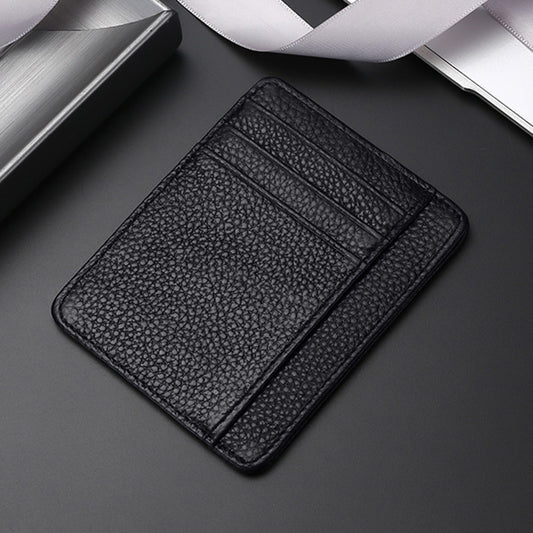 Leather Card Holder First Layer Cowhide Card Holder